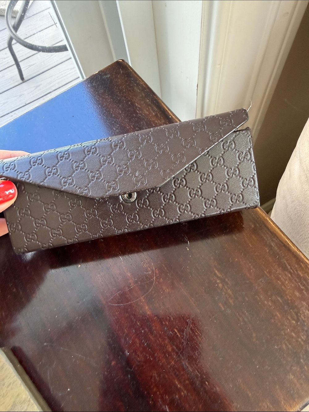Gucci Women’s Brown Tortoiseshell Optical Glasses - Picture 5 of 7